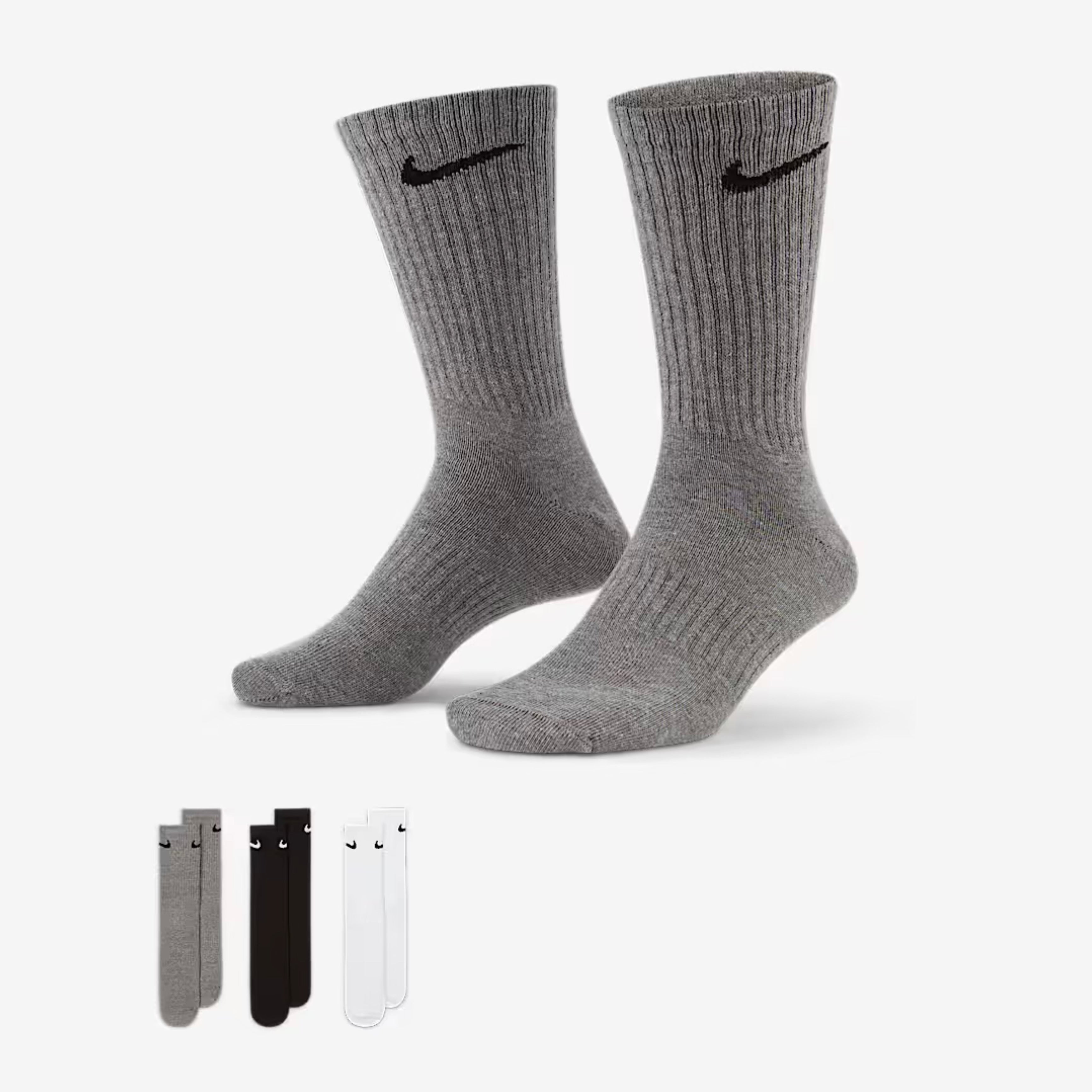 Nike Everyday Lightweight Training Crew Socks 3 pairs